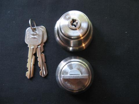 MIWA Day Gate Lock Cylinder and Thumb Turn